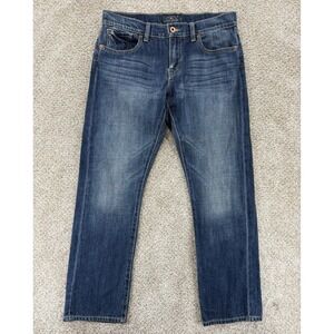 Lucky Brand Jeans Womens 2/26 Blue Sienna Weekender Crop Boyfriend Straight Leg